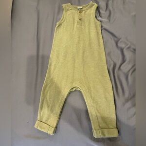 Old Navy Olive Green Sleeveless One-Piece Bodysuit